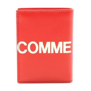 Pre Loved Comme Des Garcons Vintage Leather Fold Wallet Women red | red Wallets